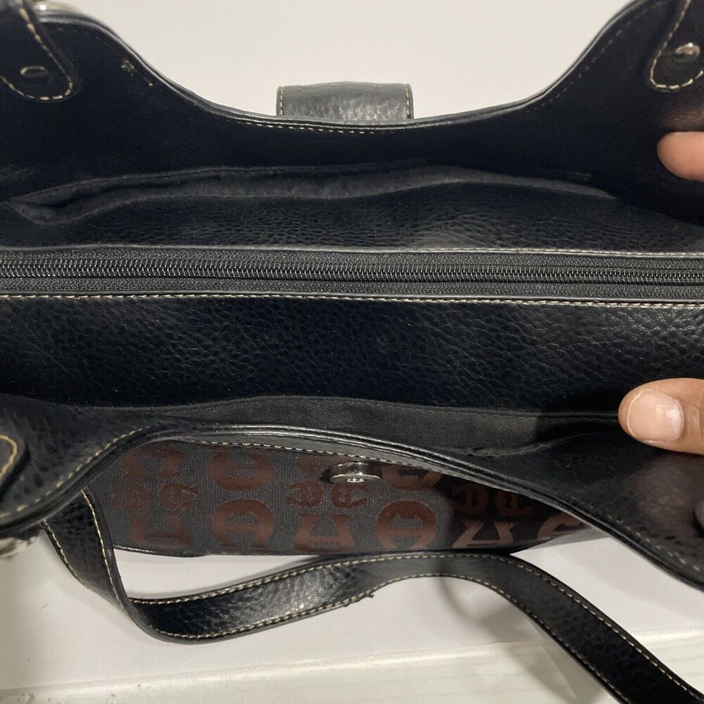 ETIENNE AIGNER Handbag: Brown Canvas Signature Logo Collection - Picture 10 of 16